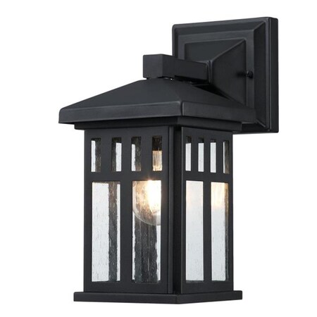 Brilliantbulb Burnham Outdoor Wall Fixture, Textured Black BR3280094